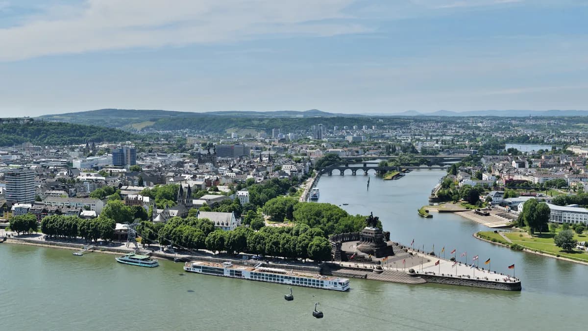 Stadtansicht von Koblenz